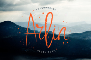 Arlin: A Hand-Brushed Script Font for Elegant Brand Identity