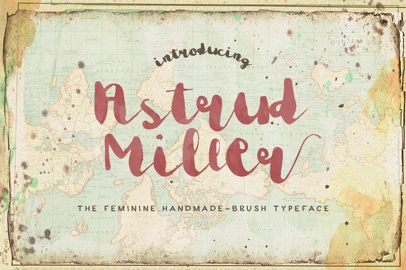 Astrud Miller: The Feminine Brush Font for Handmade Brands