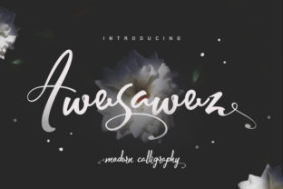 Awesawez: The Modern Script Font for Bold Brand Identity