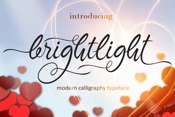 Brightlight Typeface Review: Elevating Campaign Visuals with Elegant Handwritten Style