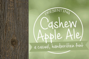 Cashew Apple Ale Typeface Review: A Casual Handwritten Font for Brand Identity