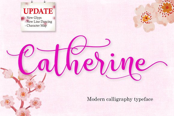 Catherine Font Review: Elegant Handwritten Typeface for Web & Branding