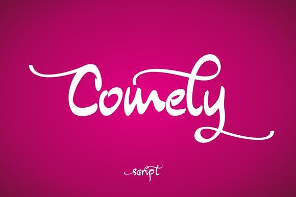 Comely: The Handwritten Typeface That Elevates Small Business Branding