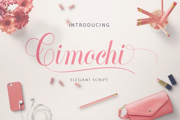 Discover Cimochi: A Romantic Script Font for Editorial Design
