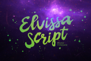 Elvissa: The Handmade Brush Script Font for Unique Craft Designs