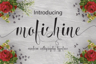 Mofishine Script: A Modern Handwritten Typeface for Editorial Design