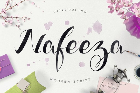 Nafeeza: Elevating Editorial Design with Modern Script Typography