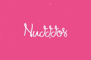 Nudddos: The Handmade Typeface for Campaign Visuals That Stand Out