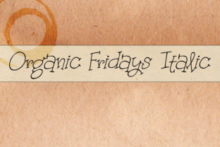 Organic Fridays Italic: The Serif Script Font for Scroll-Stopping Visuals