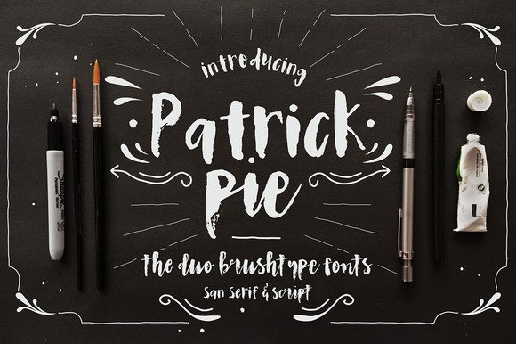 Patrick Pie Typeface: A Designer’s Take on Brush Script and Sans Serif Pairing