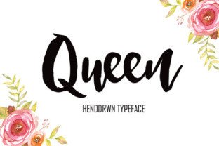 Queen Typeface: A Playful Script for Dynamic Campaign Design