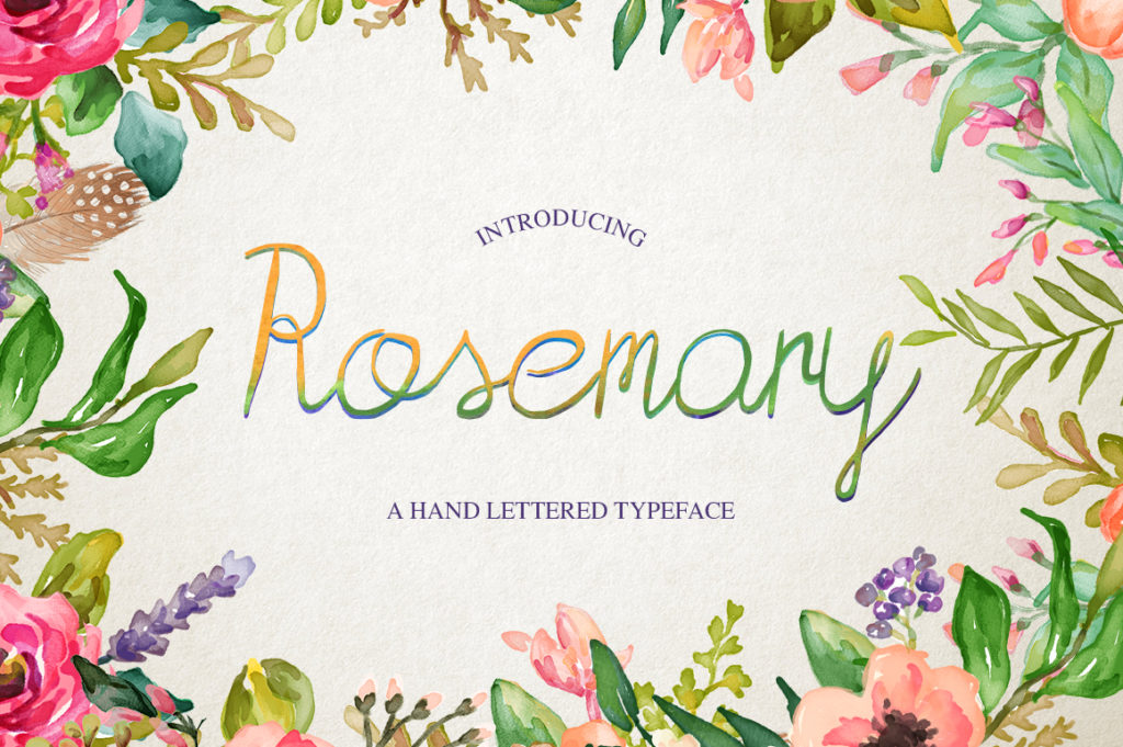 Rosemary: A Handwritten Font for Authentic Small Business Branding