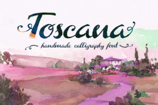 Toscana: A Handwritten Script Font for Editorial Design